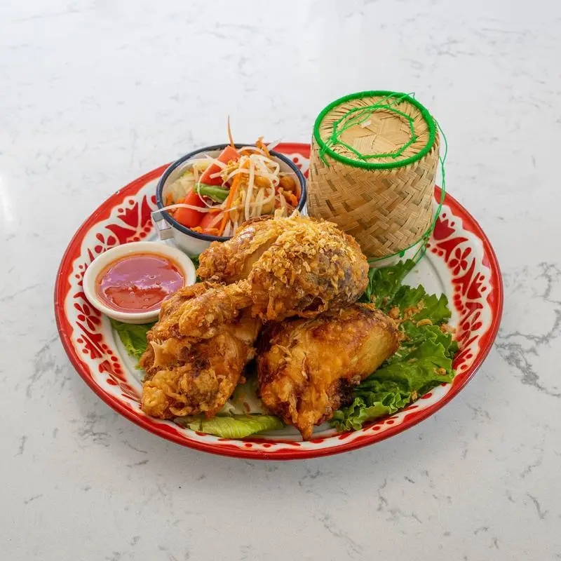 Juiciest Thai Style Fried Chicken in Seattle